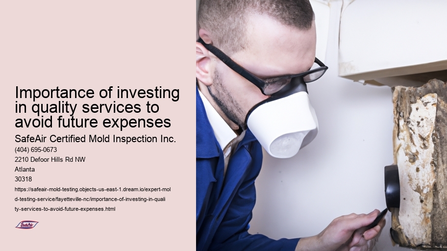 Importance of investing in quality services to avoid future expenses