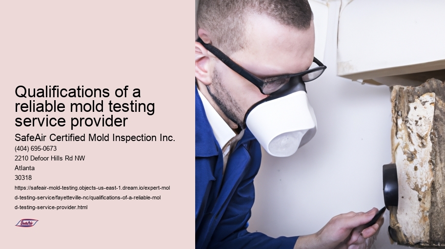 Qualifications of a reliable mold testing service provider