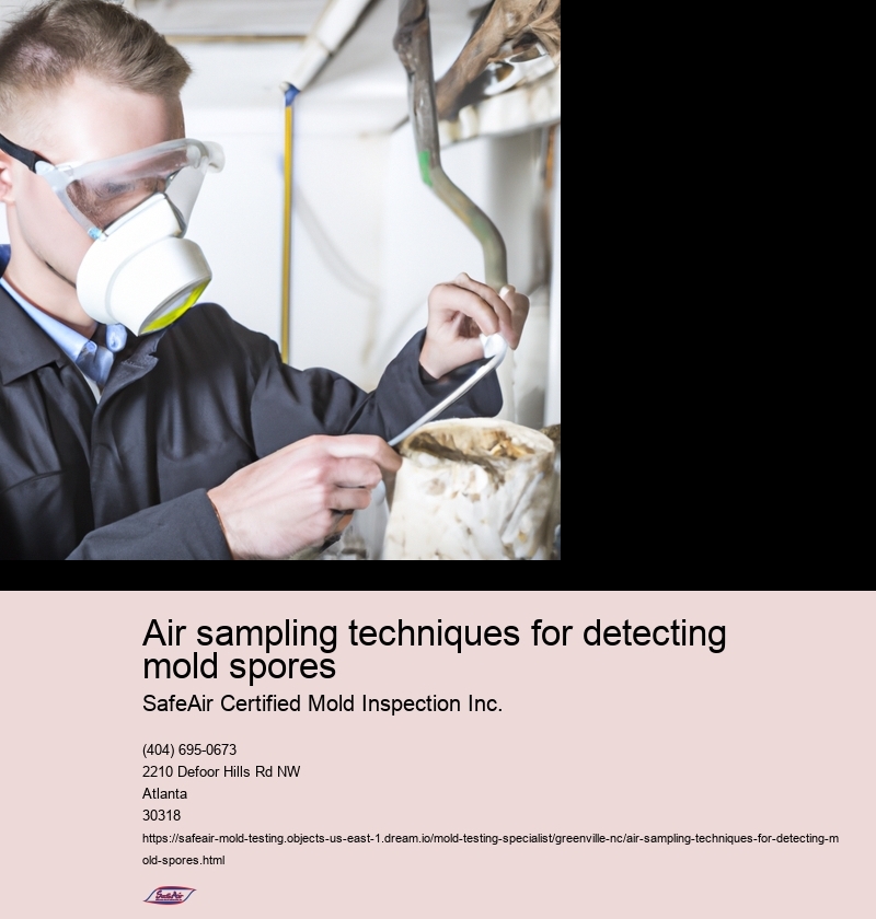Air sampling techniques for detecting mold spores
