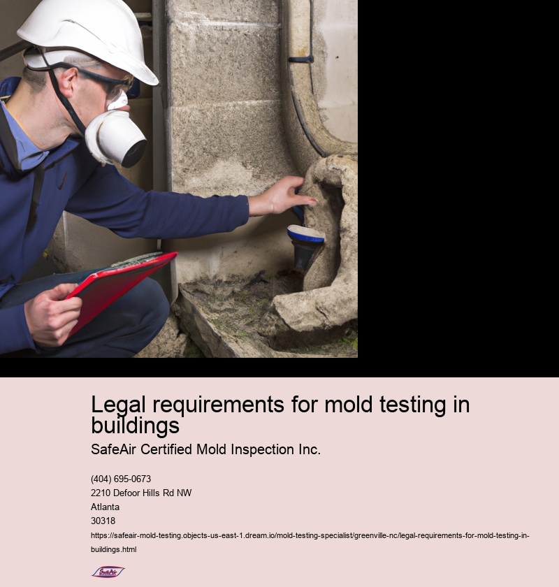 Legal requirements for mold testing in buildings